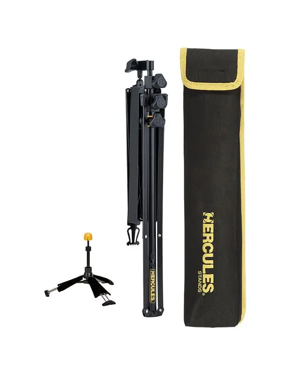HERCULES DS440BP PACK SUPPORT CLARINETTE TravLite + PUPITRE BS030BB Offre Spéciale