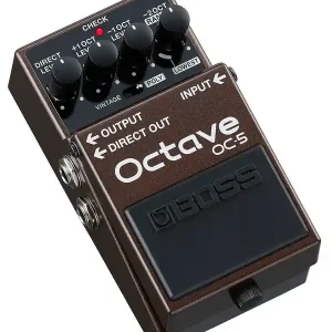 BOSS OC-5 PEDALE OCTAVE POLYPHONIQUE AVEC MODE "VINTAGE OC-2" Haute Qualité