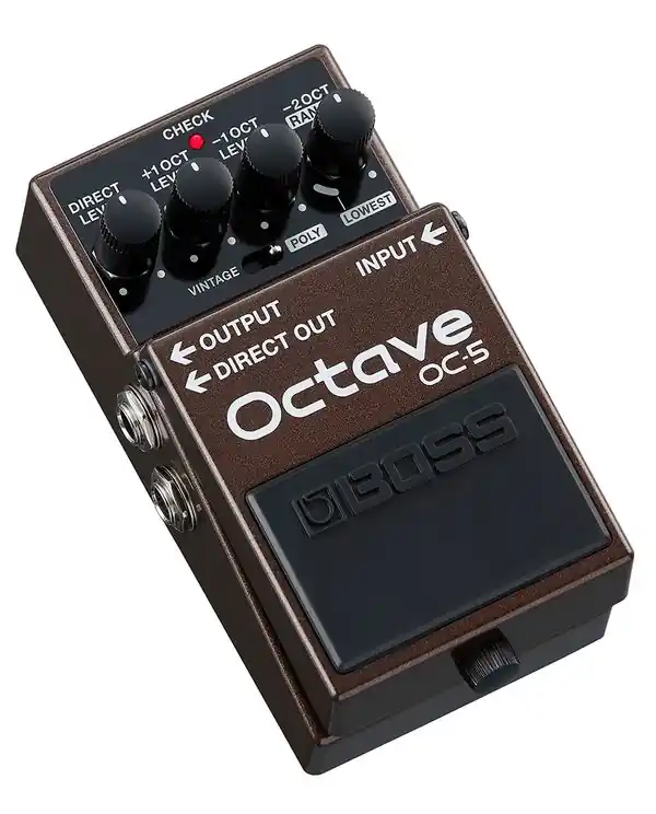 BOSS OC-5 PEDALE OCTAVE POLYPHONIQUE AVEC MODE "VINTAGE OC-2" Haute Qualité