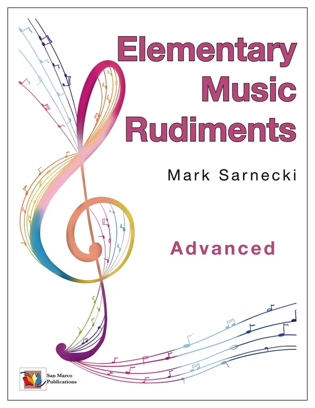 San Marco Publications Elementary Music Rudiments, Advanced - Sarnecki - Book Offre Exclusive