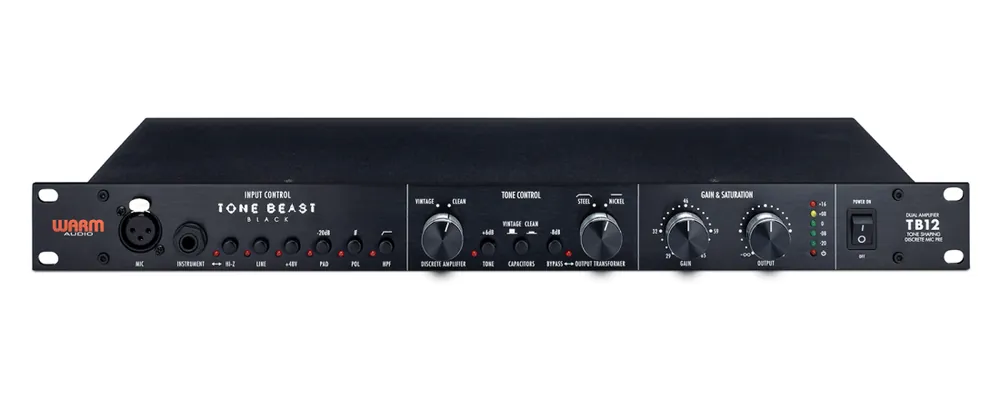 Warm Audio Toneshaping Discrete Mic Preamp - Black Bon Plan