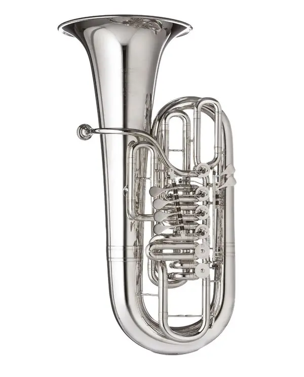 MELTON 4260-S TUBA FA 6/4 4plus2 PALETTES ARGENTÉ Prix Promo