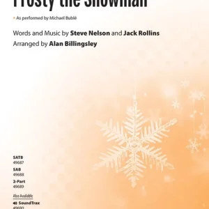 Meilleur Choix Alfred Publishing Frosty the Snowman - Nelson /Rollins /Billingsley - 2pt