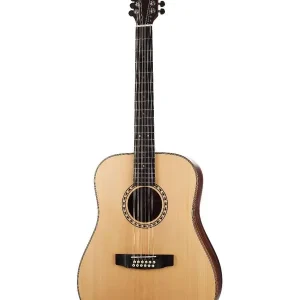 Prix Bas DOWINA DANUBIUS D12-s GUITARE FOLK 12 CORDES NAT -Table épicea massif