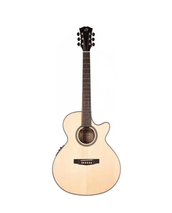 Bon Marché DOWINA PUELLA GACE-ds GUITARE FOLK ELECTRO NAT. - Table épicéa massif