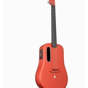 LAVA ME 3 38" FREEBOOST RED GUITARE FOLK ELECTRO ROUGE Space Bag Commander Maintenant