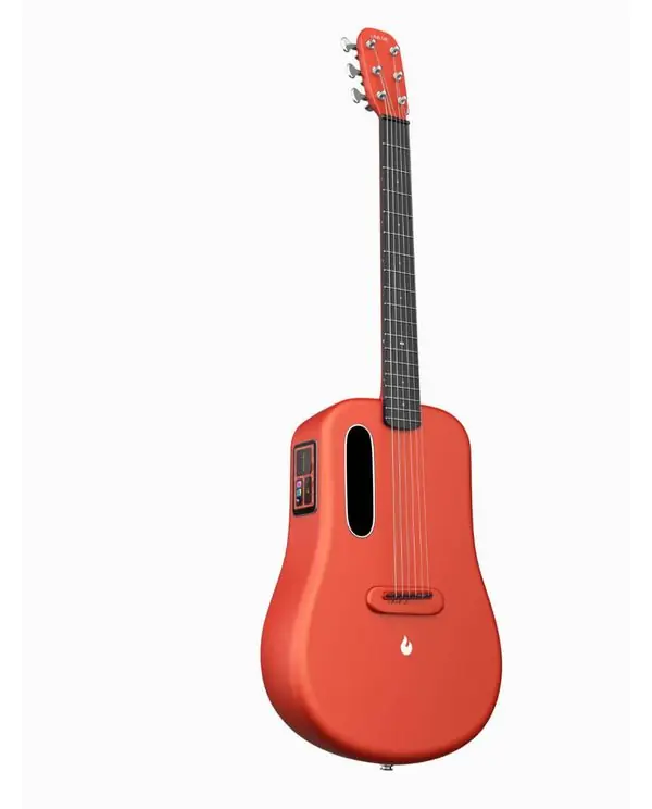 LAVA ME 3 38" FREEBOOST RED GUITARE FOLK ELECTRO ROUGE Space Bag Commander Maintenant