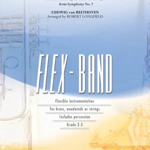 Achat Immédiat Hal Leonard Allegretto (from Symphony No. 7) - Beethoven/Longfield - Concert Band (Flex-Band) - Gr. 2-3