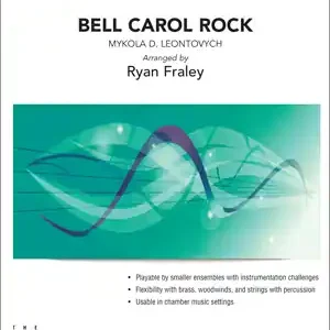 FJH Music Company Bell Carol Rock - Leontovych/Fraley - Concert Band (Flex) - Gr. 1.5 Dernière Chance