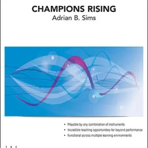 FJH Music Company Champions Rising - Sims - Concert Band (Flex) - Gr. 1.5 Expédition Rapide