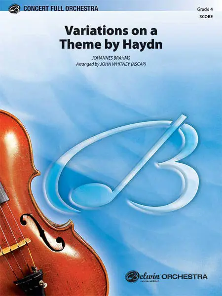 Produit De Marque Belwin Variations on a Theme by Haydn - Brahms/Whitney - Full Orchestra - Gr. 4
