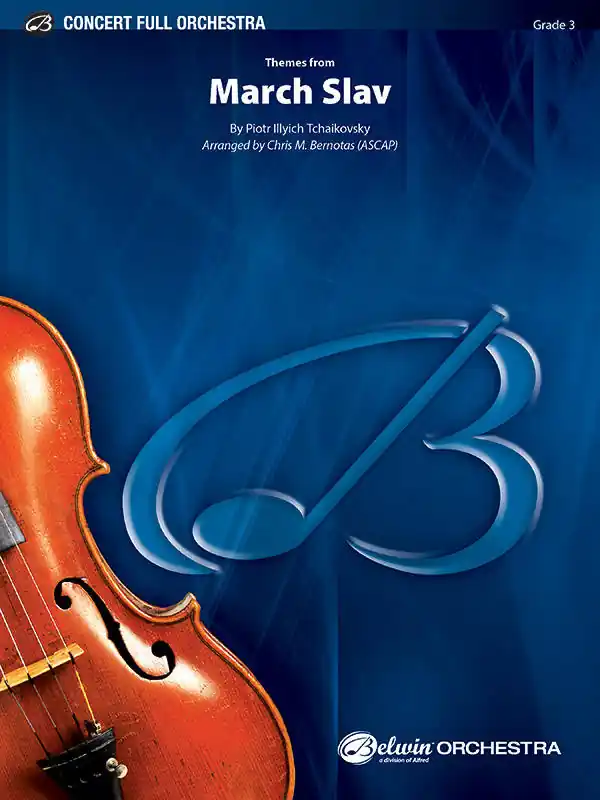 Super Prix Belwin March Slav - Tchaikovsky/Bernotas - Full Orchestra - Gr. 3
