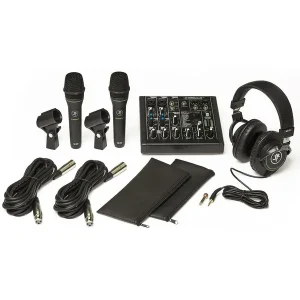 Vente Directe MACKIE PERFORMER BUNDLE KIT TABLE DE MIXAGE, 2 MICROS ET CABLES