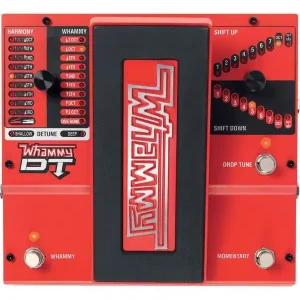 DIGITECH WHAMMYDTV-01 PEDALES D‘EFFETS PITCH WHAMMY DT ROUGE Bon Plan