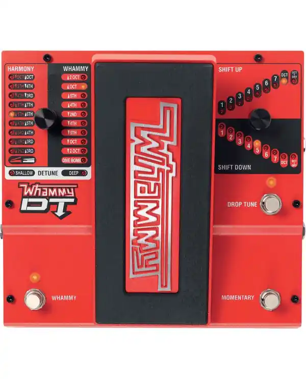 DIGITECH WHAMMYDTV-01 PEDALES D‘EFFETS PITCH WHAMMY DT ROUGE Bon Plan