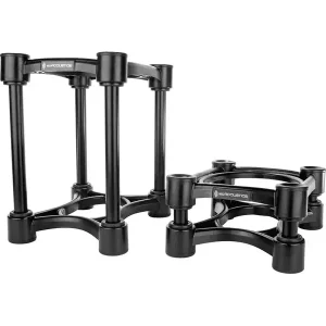 Retour Gratuit ISOACOUSTICS ISO155 SUPPORT ENCEINTE ISOLANT MOYEN FORMAT - Lot de 2