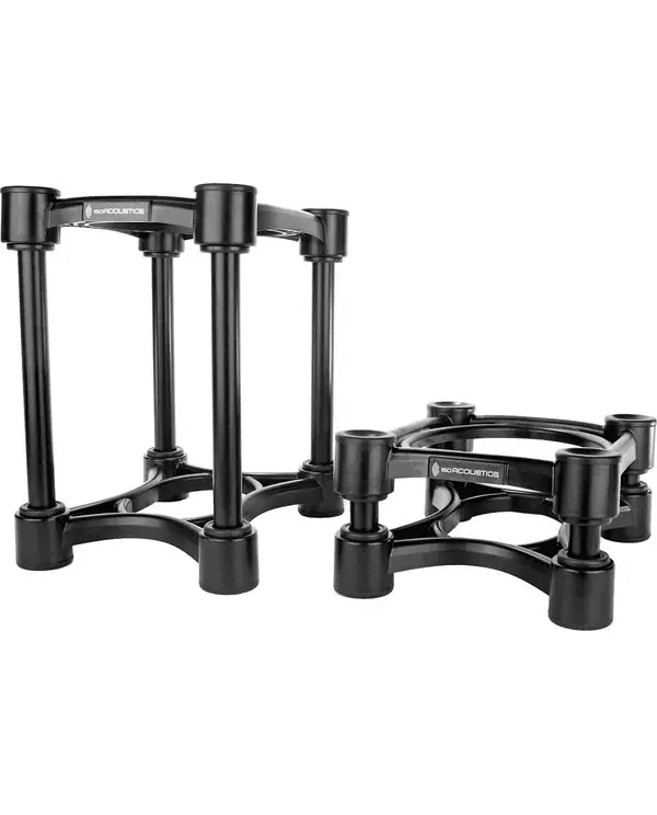 Retour Gratuit ISOACOUSTICS ISO155 SUPPORT ENCEINTE ISOLANT MOYEN FORMAT - Lot de 2