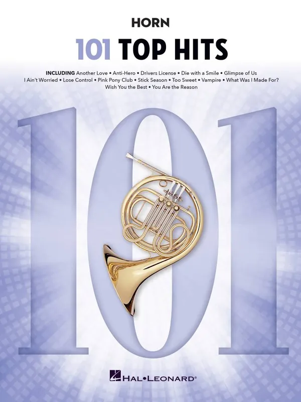 Hal Leonard 101 Top Hits for Horn - French Horn - Book Offre Limitée