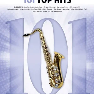 Hal Leonard 101 Top Hits for Tenor Saxophone - Tenor Saxophone - Book Satisfait Ou Remboursé