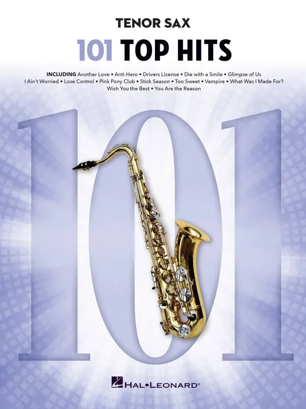 Hal Leonard 101 Top Hits for Tenor Saxophone - Tenor Saxophone - Book Satisfait Ou Remboursé