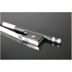 Dernière Chance SEBIM ANC-V1 ARCHET VIOLON 1/4 CARBONE HAUSSE EBENE TRAME VISIBLE