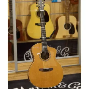 Haute Qualité DOWINA GRANADILLO GACE GUITARE FOLK ELECTRO NATURAL - Table cèdre