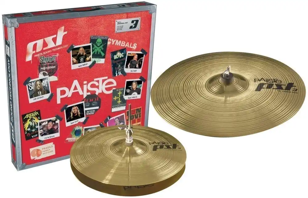 Paiste PST3 SET ESSENTIAL HH14‘‘ CRASH/RIDE18‘‘ Bon Plan