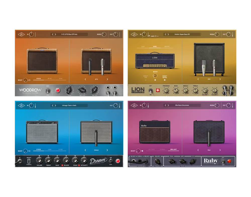 Universal Audio UAD Guitar Amp Bundle V2 - Download Achat Immédiat