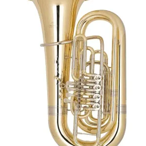 MIRAPHONE 494 "HAGEN" TUBA 3/4 SIB 4 PALETTES CUIVRE JAUNE +Housse Prix Réduit