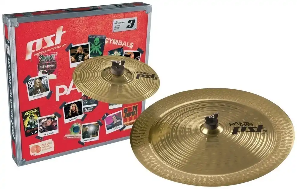 Paiste PST3 SET EFFECTS SPLASH10‘‘ CHINA18‘‘ Vente Directe