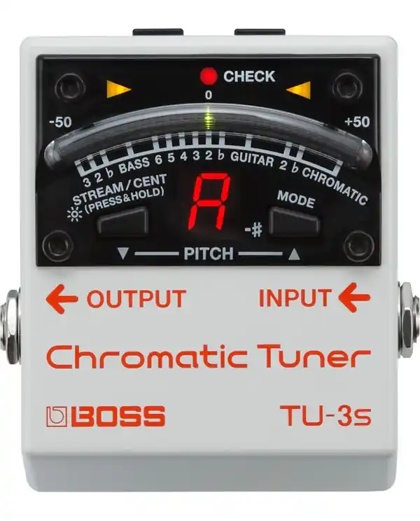 Réduction BOSS TU-3S PEDALE ACCORDEUR COMPACT POUR GUITARE