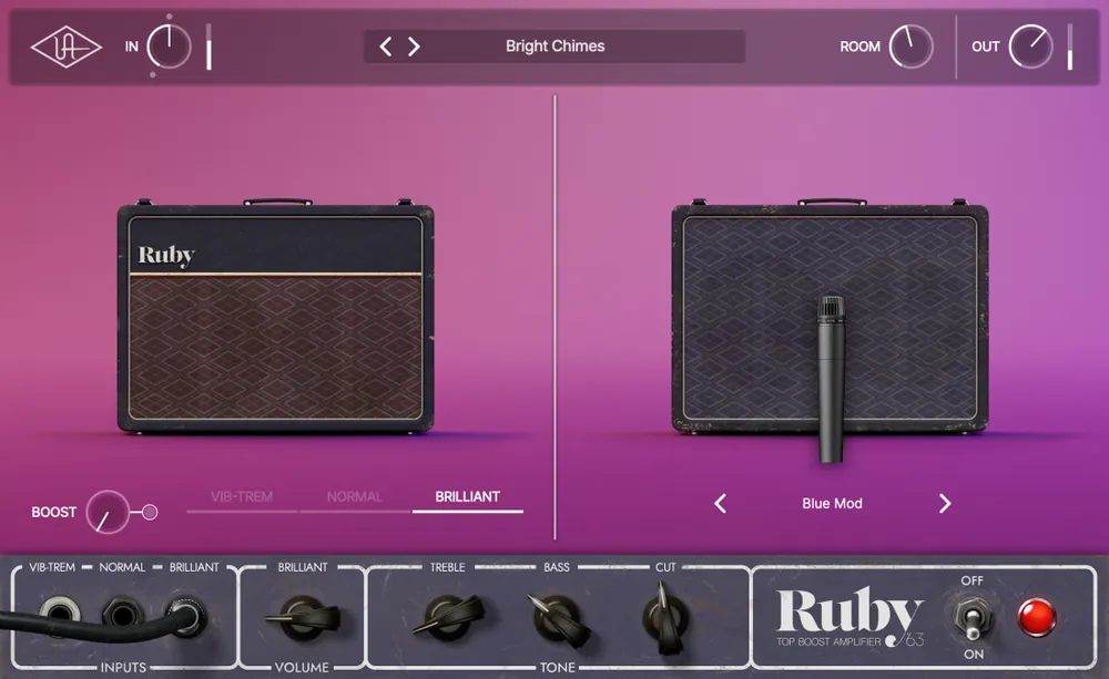 Prix Promo Universal Audio UAD Ruby ‘63 Top Boost Amplifier - Download