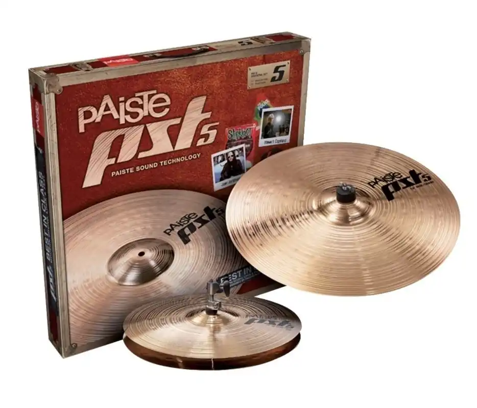 Meilleur Prix Paiste PST5 SET ESSENTIAL HH14‘‘ CRASH/RIDE18‘‘