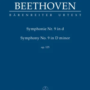 Top Vente Baerenreiter Verlag Symphony no. 9 in D minor op. 125 - Beethoven/Del Mar - Study Score - Book