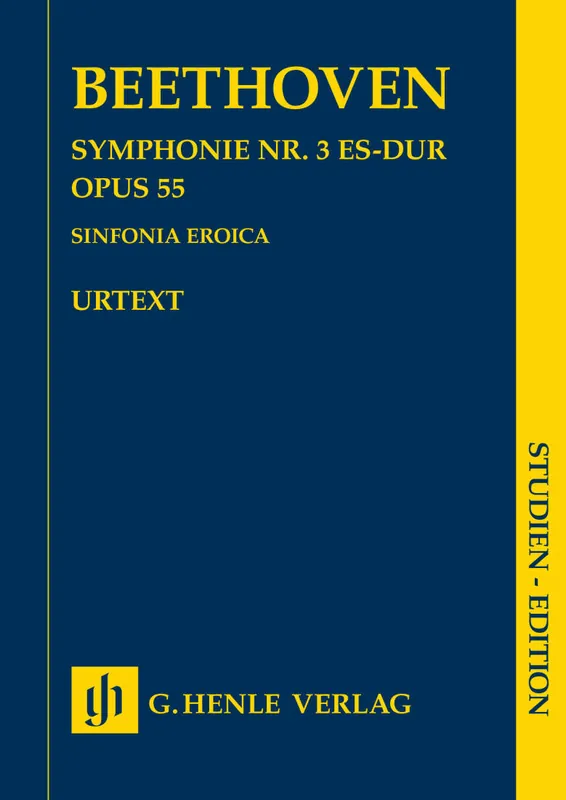 G. Henle Verlag Symphony No. 3 in E-flat Major Op. 55 - Beethoven - Study Score Affaire À Saisir