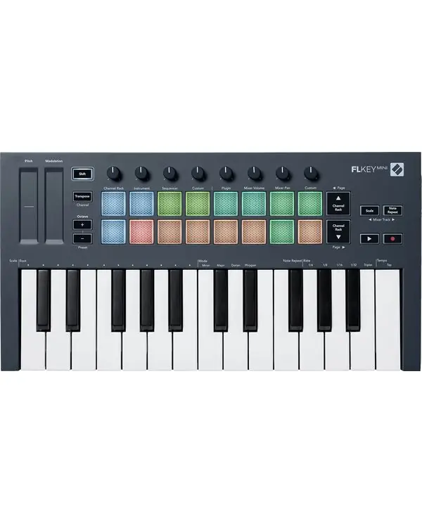 Achetez Aujourd'hui NOVATION FLKEY-MINI CLAVIER MAITRE 25 TOUCHES - CONTROLEUR FL STUDIO