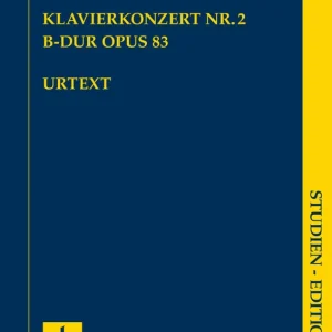 Populaire G. Henle Verlag Piano Concerto No. 2 in B-flat Major, Op. 83 - Brahms - Study Score
