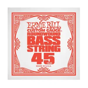 ERNIE BALL 1645 CORDE GUITARE BASSE ELECTRIQUE FILE NICKEL 045 Meilleur Prix