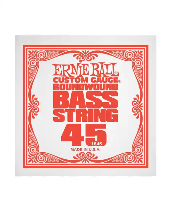 ERNIE BALL 1645 CORDE GUITARE BASSE ELECTRIQUE FILE NICKEL 045 Meilleur Prix