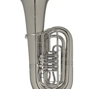Nouveauté MELTON 197/2 "ORIGINAL" TUBA SIB 5/4 4 PALETTES ARGENTÉ