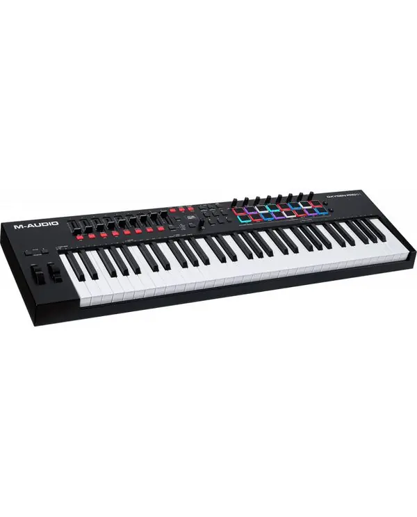 Dernière Chance M-AUDIO OXYGENPRO61 CLAVIER MAITRE USB MIDI - 61 touches