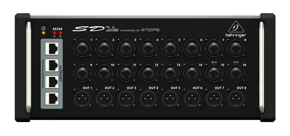 Commander Vite Behringer SD16 - I/O Stage Box with 16 Preamps