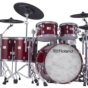 Roland VAD716 V-Drums Acoustic Design 6-Piece Electronic Drumkit - Gloss Cherry Satisfait Ou Remboursé
