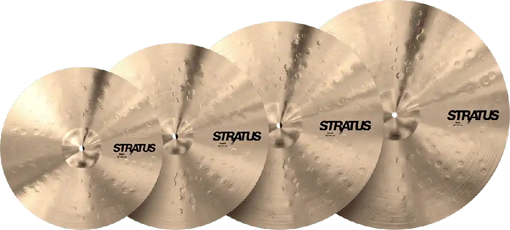 Retour Gratuit Sabian Stratus Set harmonique 14‘‘ 16‘‘ 18‘‘ 20‘‘
