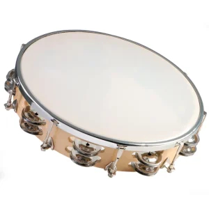 Offre Spéciale Granite Percussion 10-inch Wood Frame Tambourine with Synthetic Head