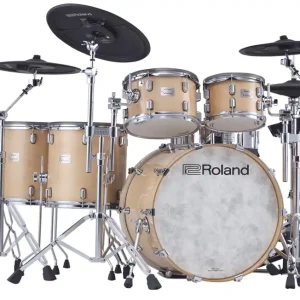 Produit De Marque Roland VAD716 V-Drums Acoustic Design 6-Piece Electronic Drumkit - Gloss Natural
