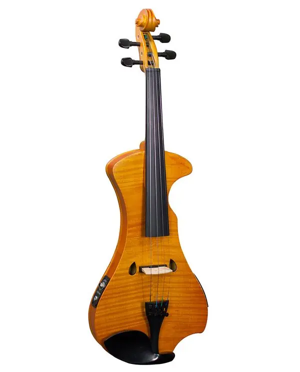 Expédié Aujourd'hui HIDERSINE HEV2 VIOLON ELECTRIQUE 4/4 FLAMED MAPPLE + archet et housse