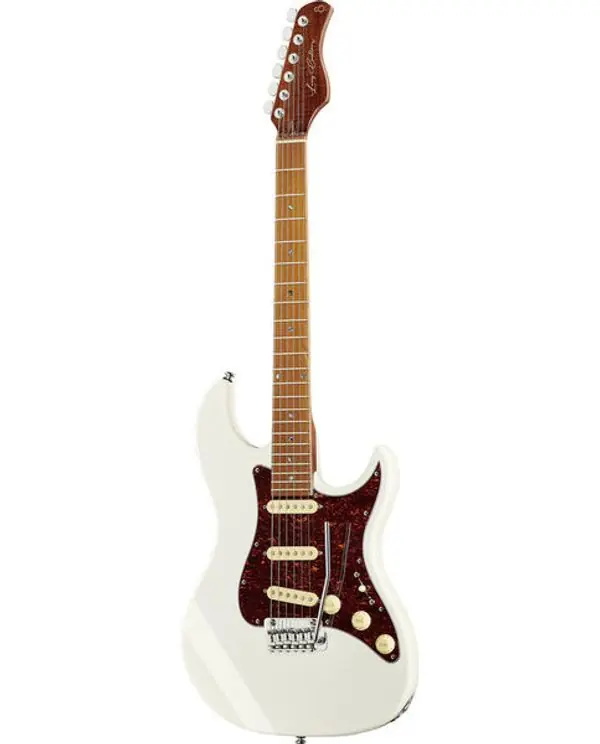 LARRY CARLTON S7 VINTAGE AWH DC MN GUITARE ELECTRIQUE ANTIQUE WHITE Bon Marché