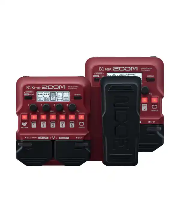 ZOOM B1X FOUR PEDALE MULTI-EFFETS AVEC PEDALE EXPRESSION POUR BASSE Acheter Direct