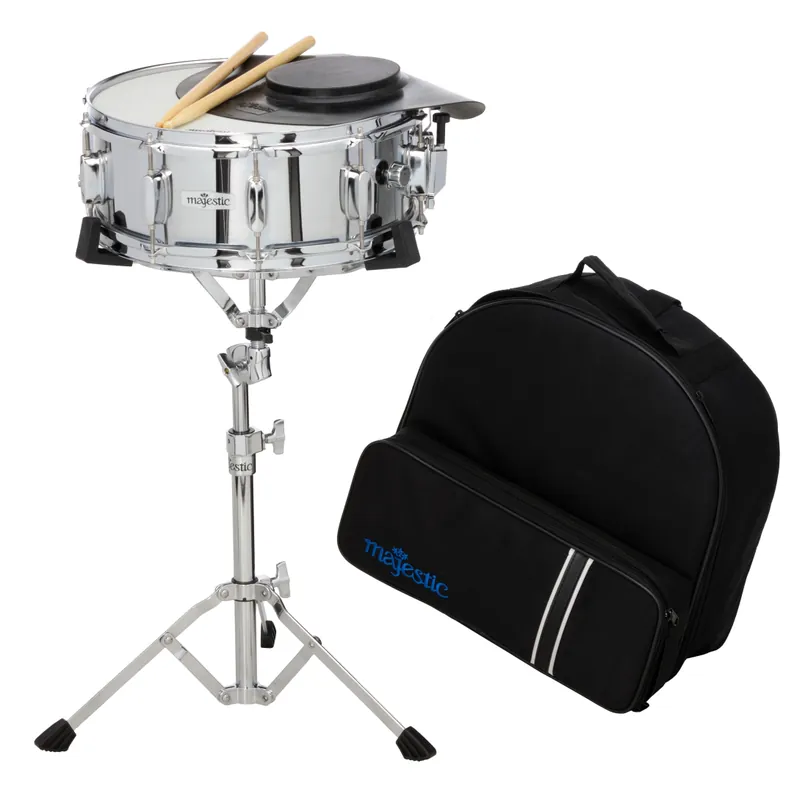 Majestic Percussion Student Snare Drum and Practice Pad Kit Achat Immédiat